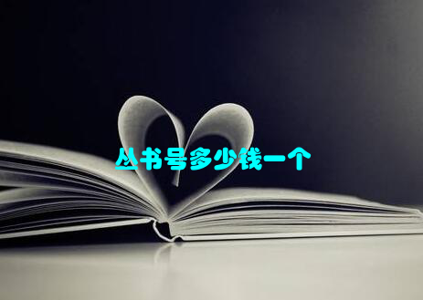 丛书号多少钱一个