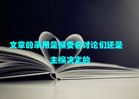 文章的录用是编委会讨论们还是主编决定的